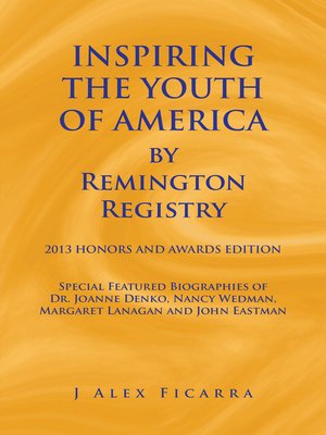 cover image of Inspiring the Youth of America by Remington Registry